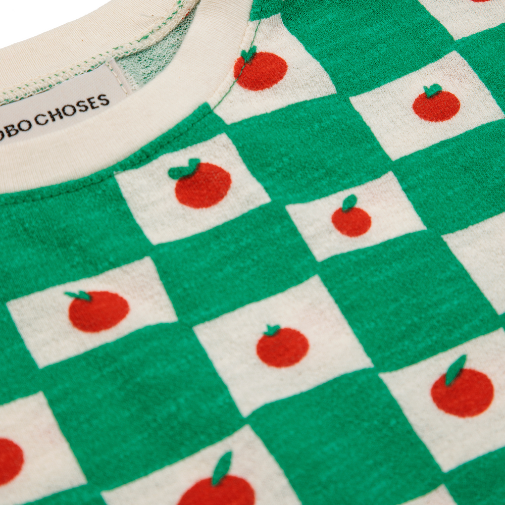 Baby SS Tee - Tomato All-Over