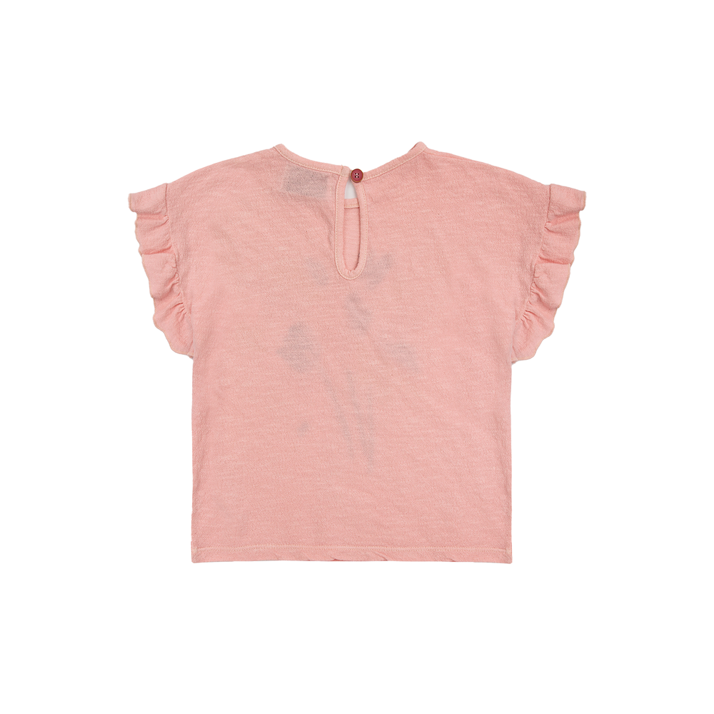 Baby SS Ruffle Tee - Fireworks