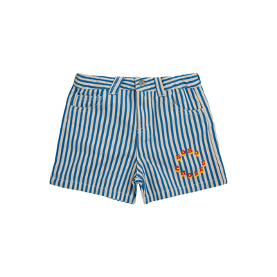Striped Denim Shorts - Bobo Choses Circle
