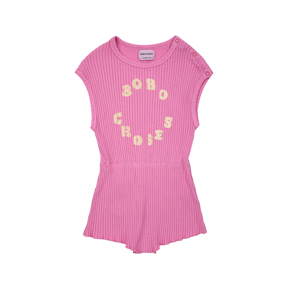 Rib Playsuit - Bobo Choses Circle