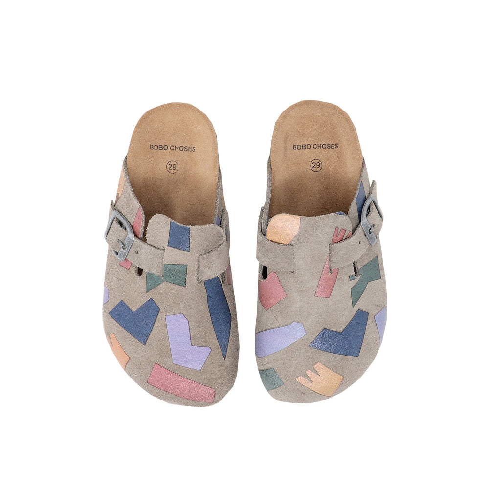 Sheepskin Clogs - Shadows