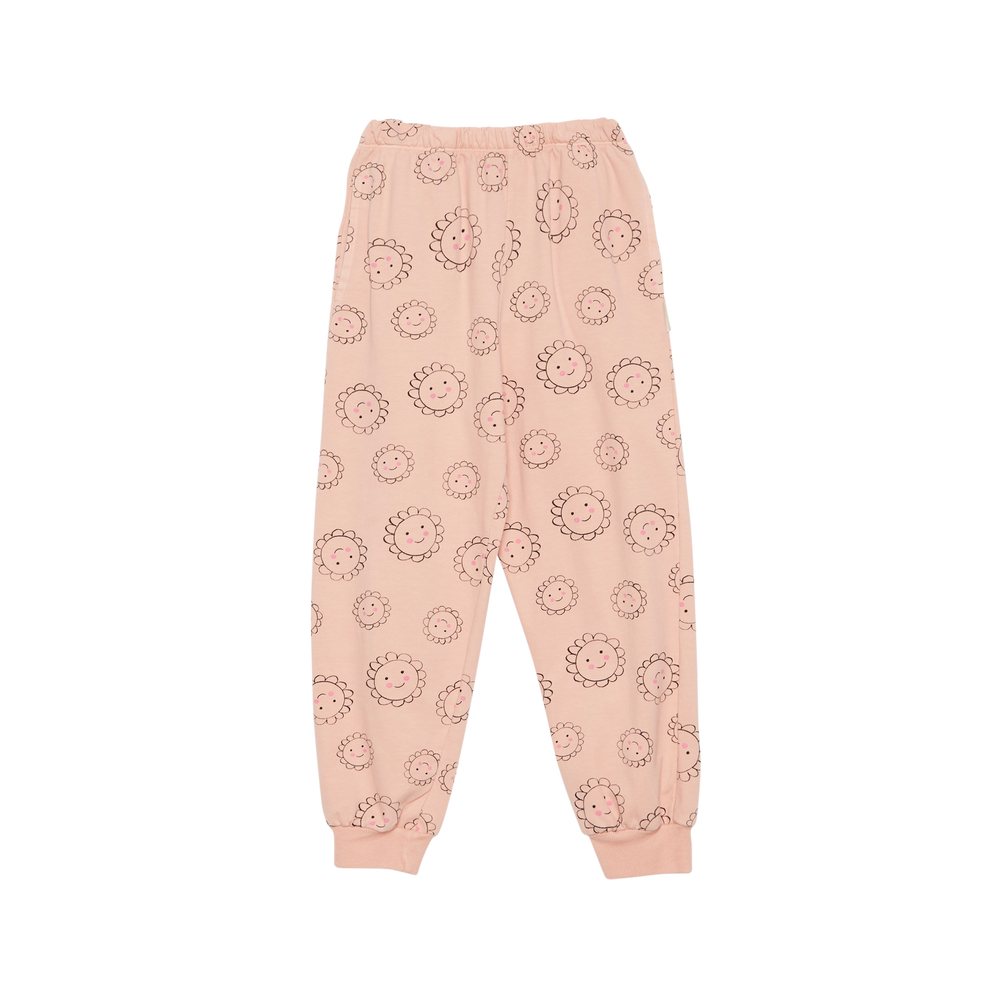 Flowers All Over Sweatpants - Pink