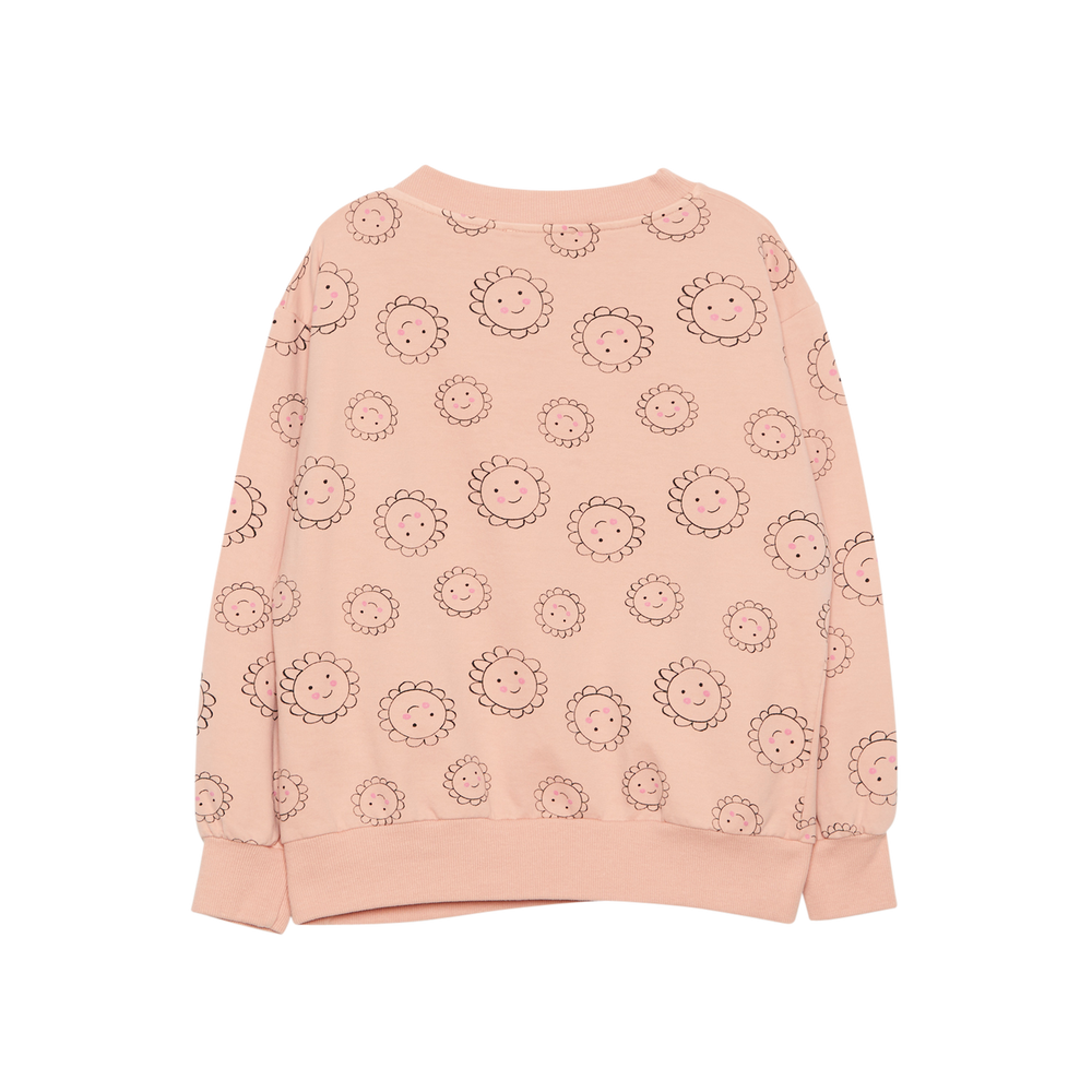 Flowers All Over Sweatshirt - Pink