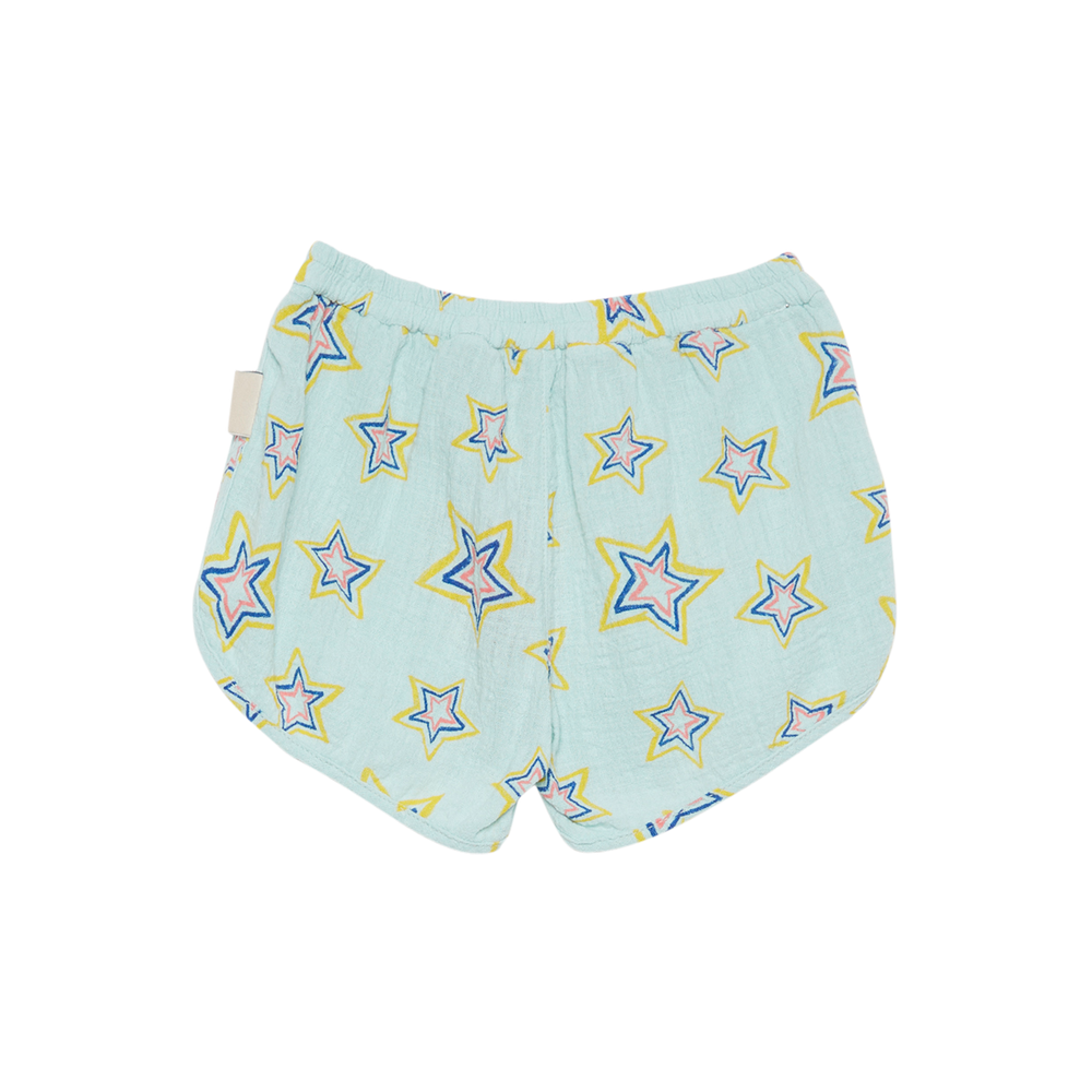 Stars All Over Sporty Shorts - Mint