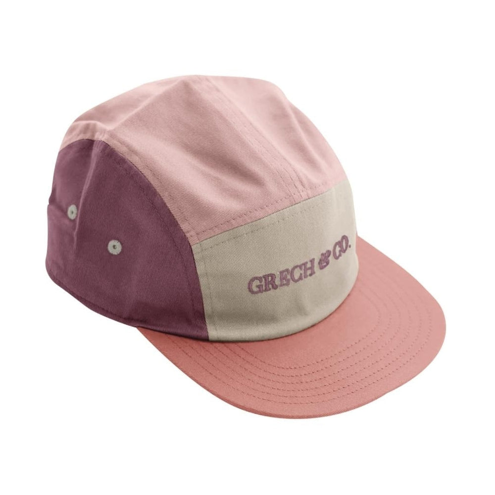 5 Panel Hat - Blush Bloom/Mauve Rose