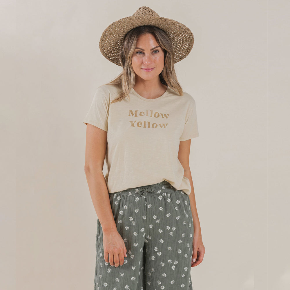 Women's Basic Tee - Mellow Yellow