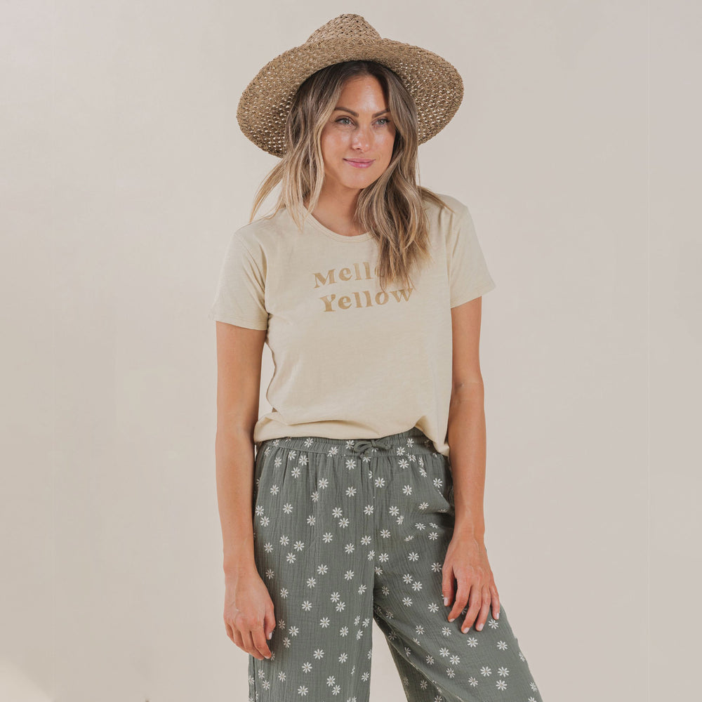 Women's Basic Tee - Mellow Yellow