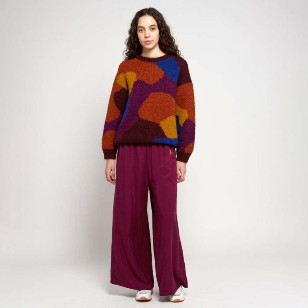 Womens Intarsia Jumper - Multicolour