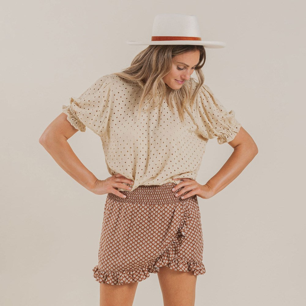 Women's Stella Blouse - Butter