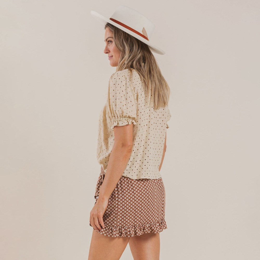 Women's Stella Blouse - Butter