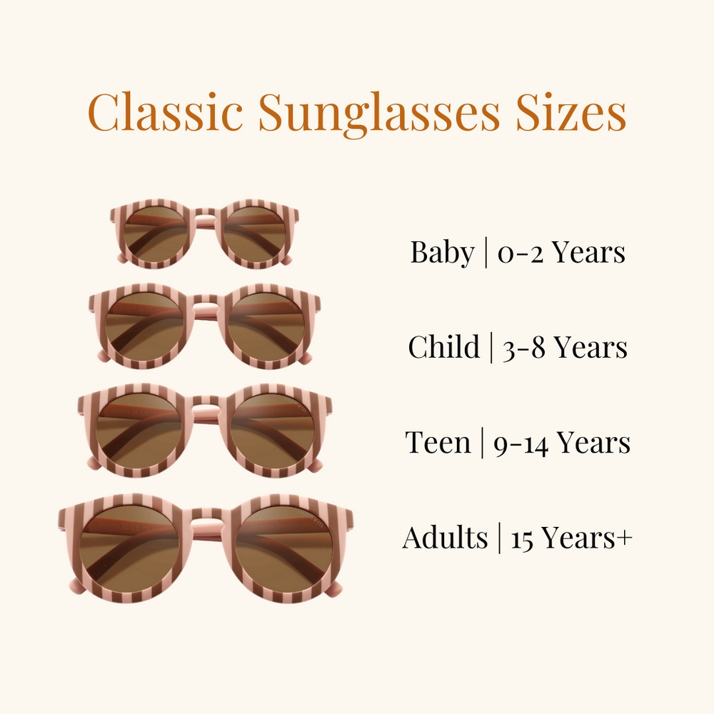 Baby Sunglasses - Classic - Sunset & Terra Stripes