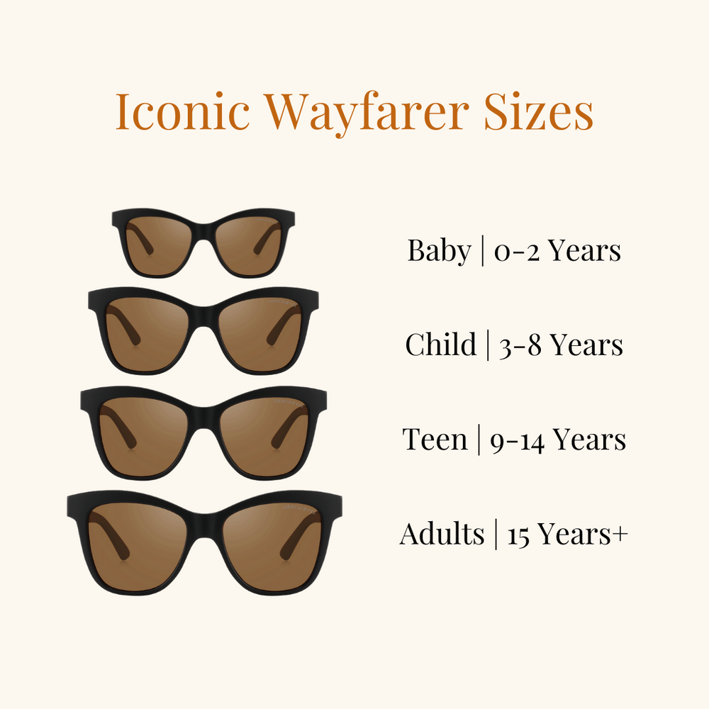 Kids Sunglasses - Wayfarer - Black