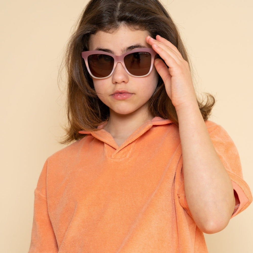 Kids Sunglasses - Wayfarer Ombre - Mauve Rose