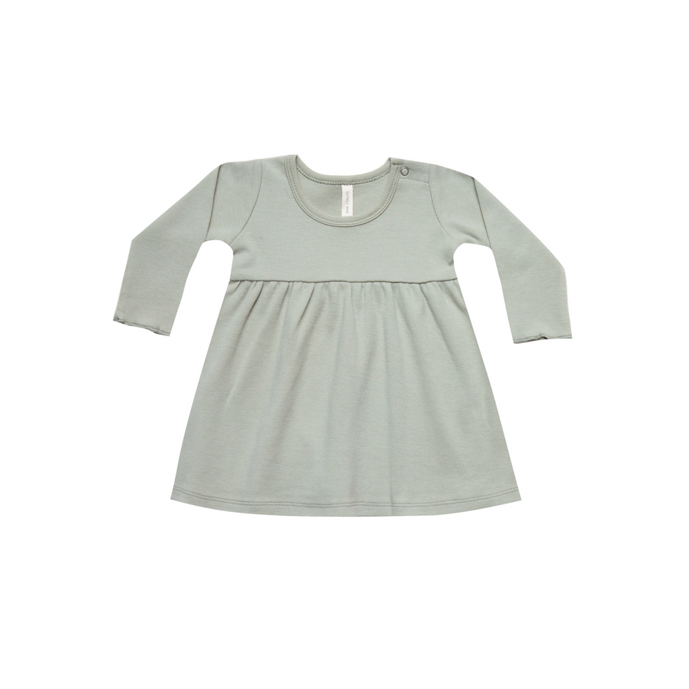 LS Baby Dress - Sage