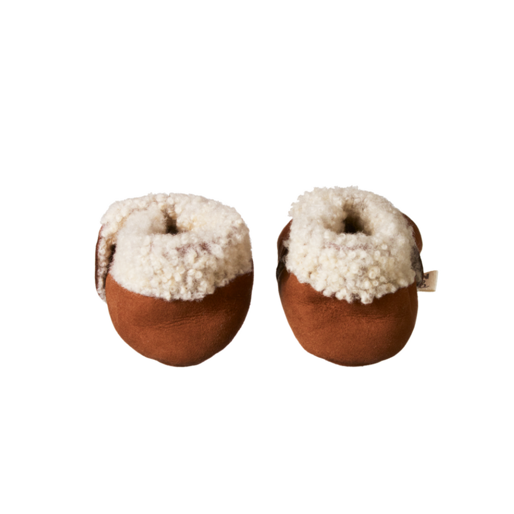 Lambskin Booties - Cinnamon