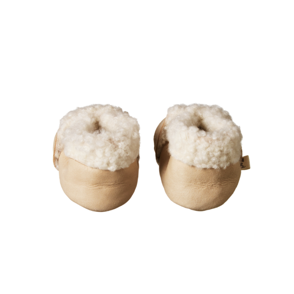 Lambskin Booties - Cream