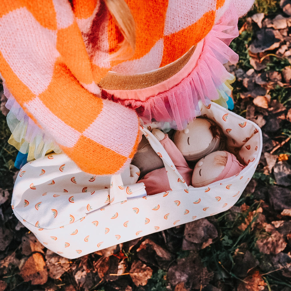 Dinkum Dolls Carry Cot - Rainbow