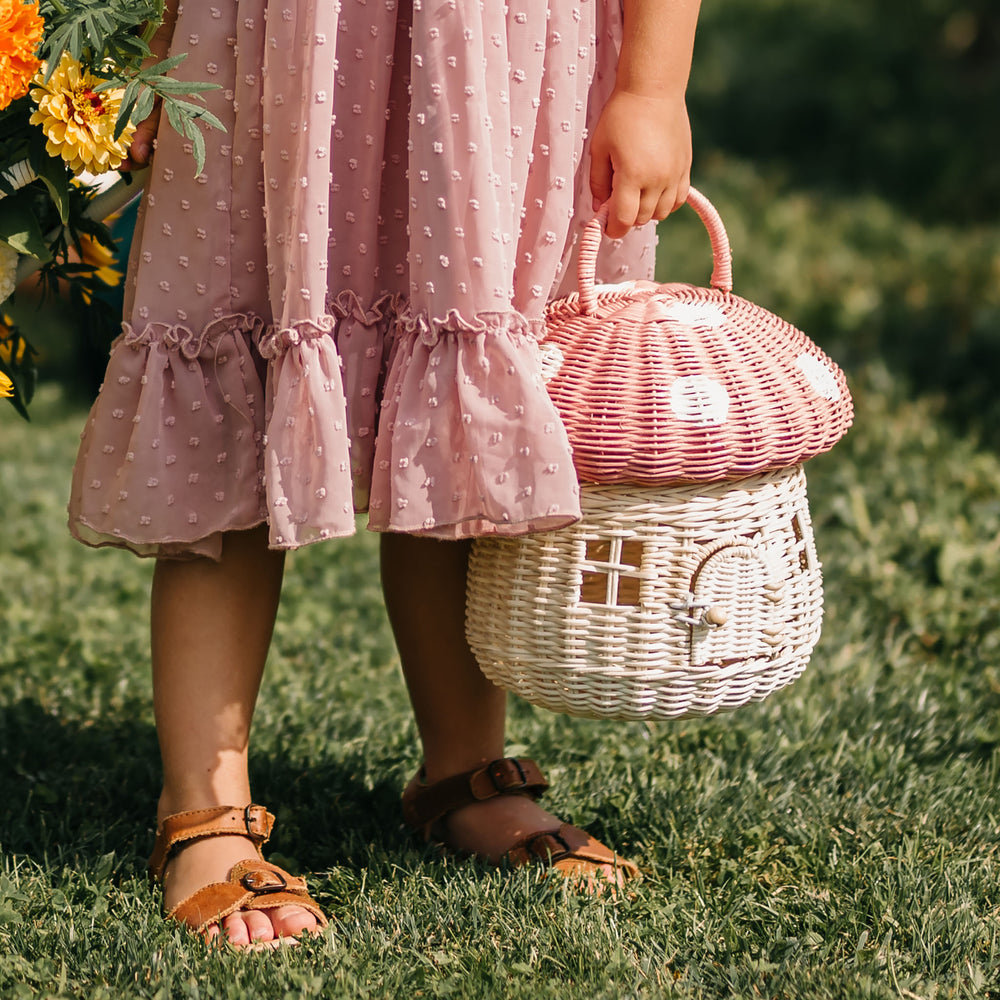 Rattan Mushroom Basket