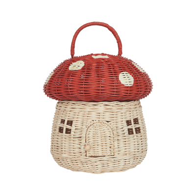 Rattan Mushroom Basket