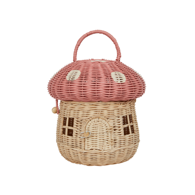 Rattan Mushroom Basket