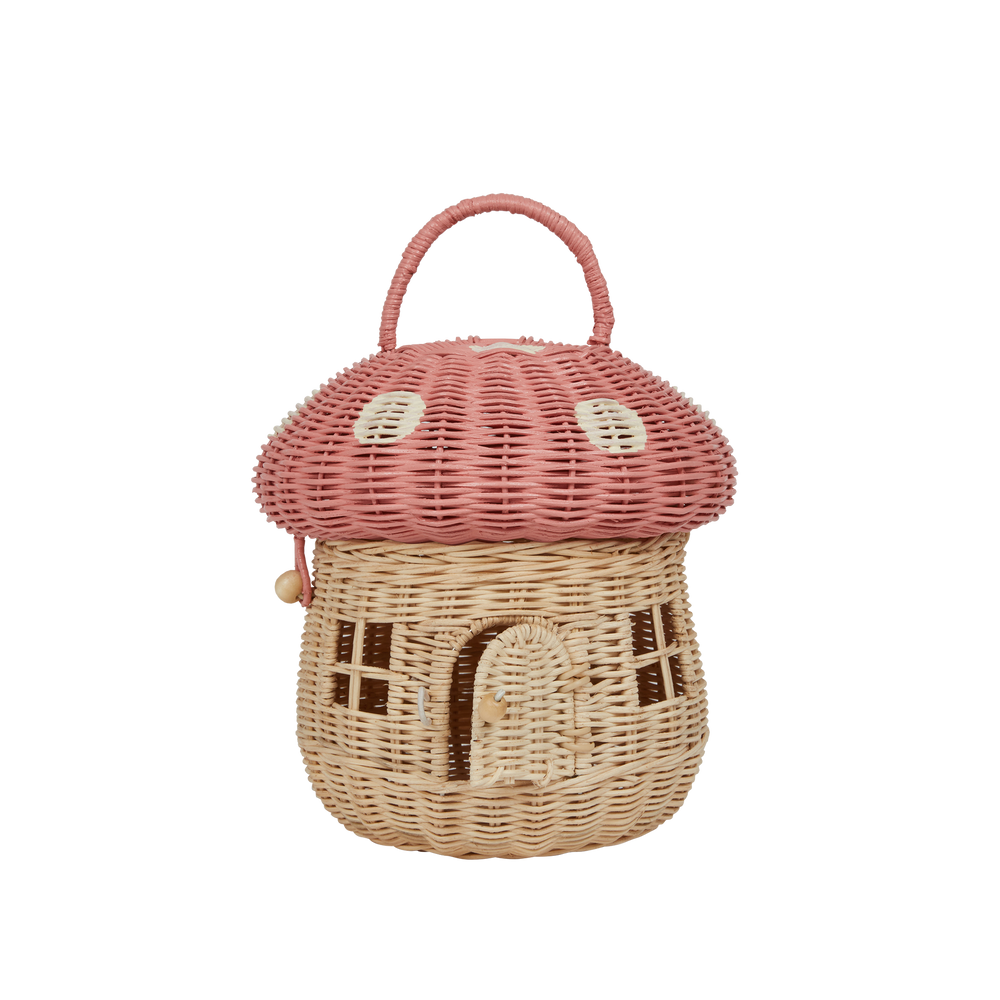 Rattan Mushroom Basket