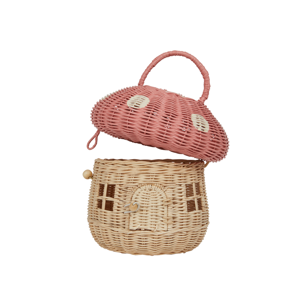 Rattan Mushroom Basket