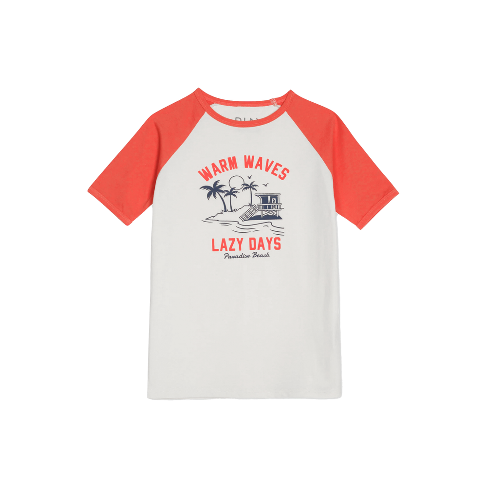 Lazy Days Raglan Ringer Tee