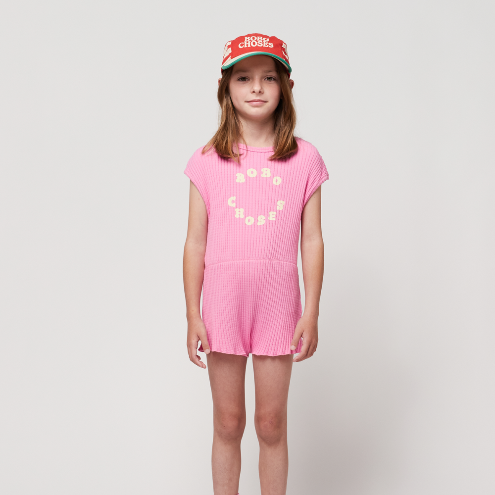 Rib Playsuit - Bobo Choses Circle