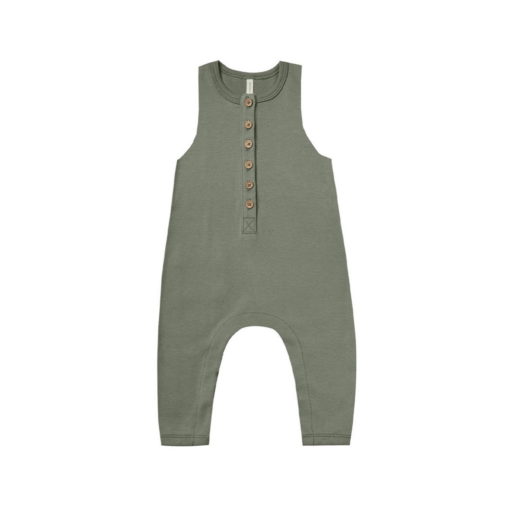 Sleeveless Jumpsuit - Basil