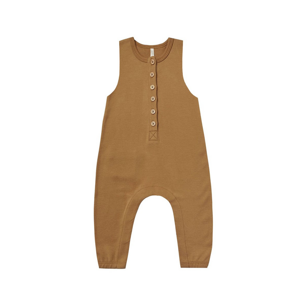 Sleeveless Jumpsuit - Walnut
