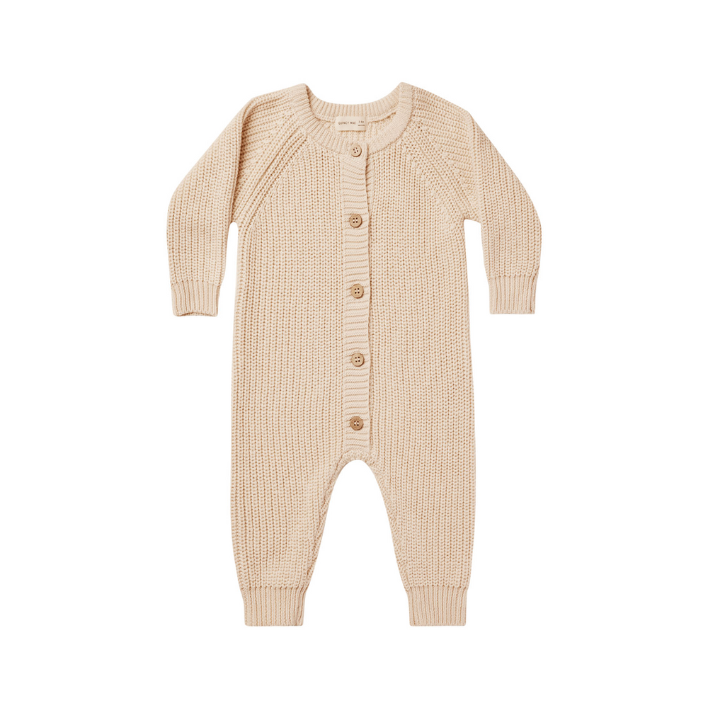 Chunky Knit Jumpsuit - Shell