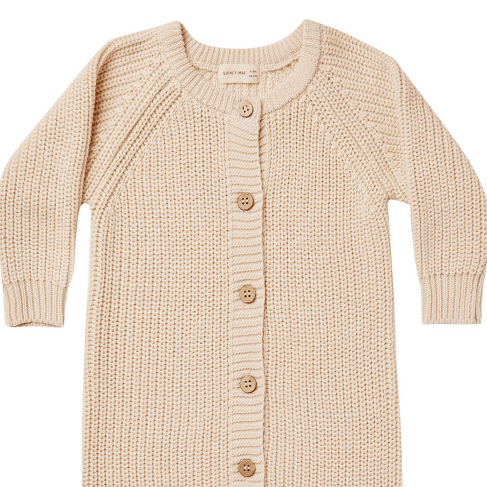 Chunky Knit Jumpsuit - Shell