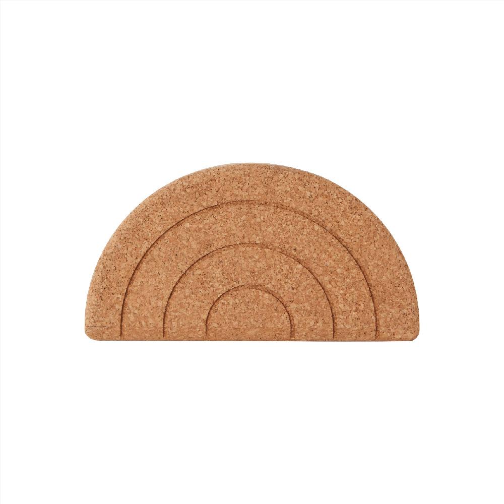 Rainbow Cork Balance Stool