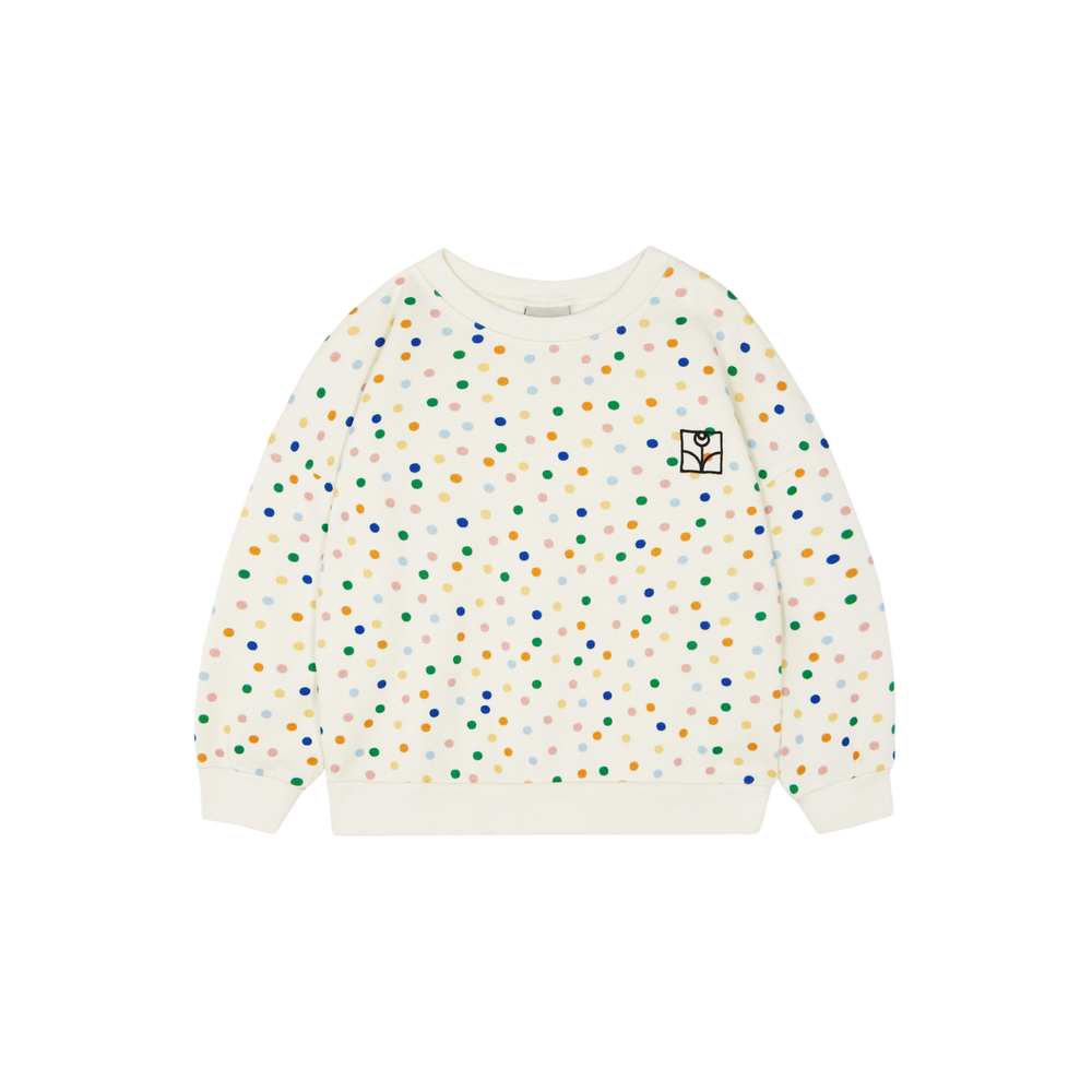Dots Allover Oversized Kids Sweatshirt