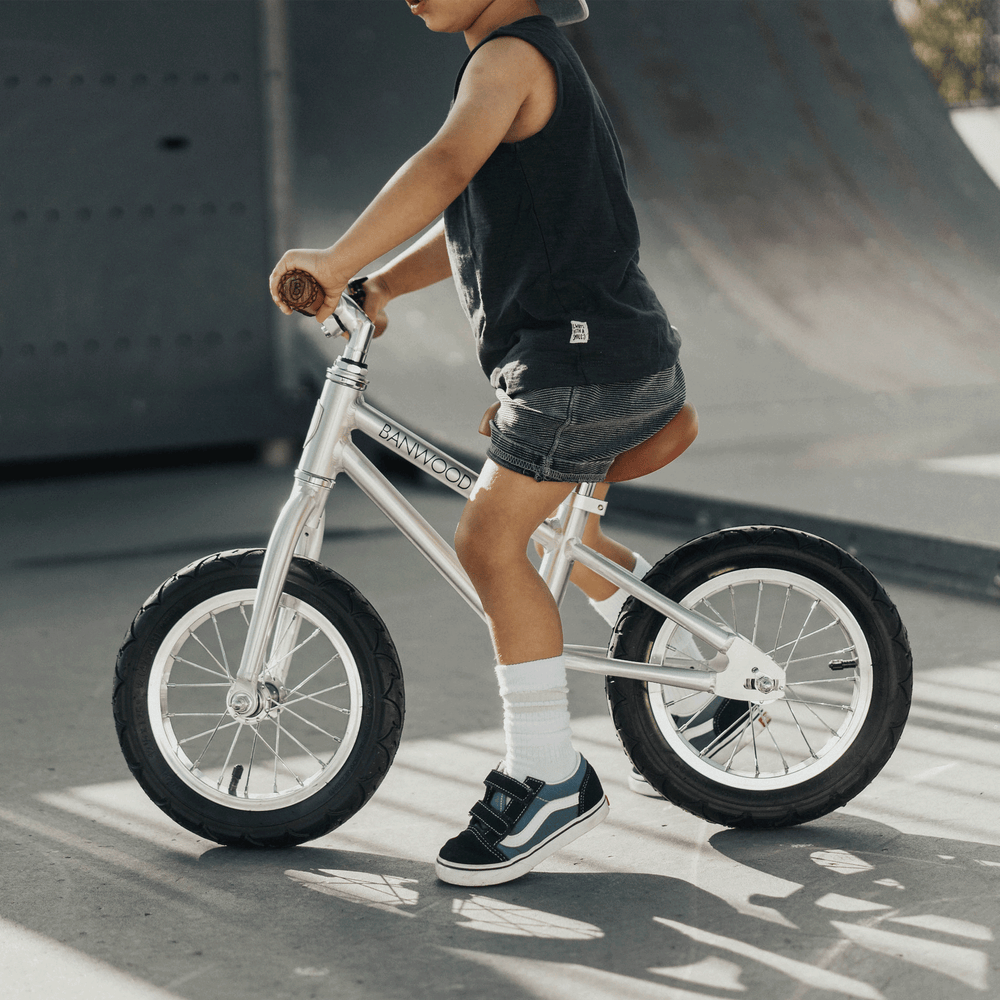 First Go Balance Bike - Chrome