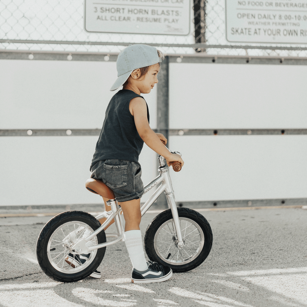 First Go Balance Bike - Chrome