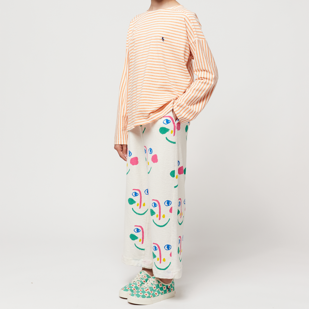 Fleece Culotte Pant - Smiling Mask