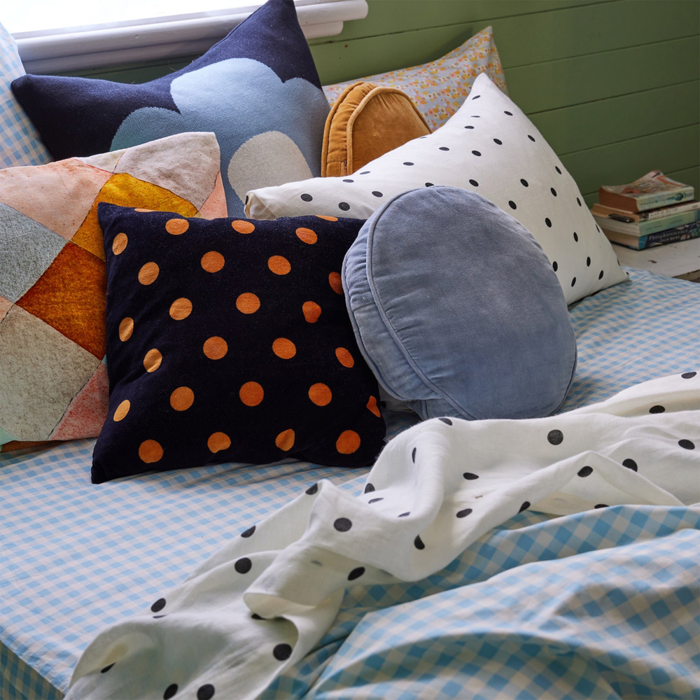 Cushion - Velvet Penny Round