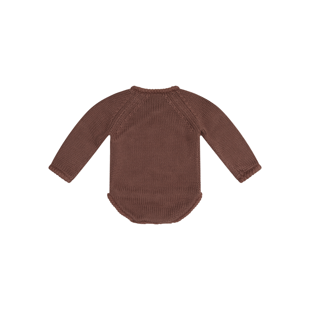 Poet Knit Romper - Cocoa