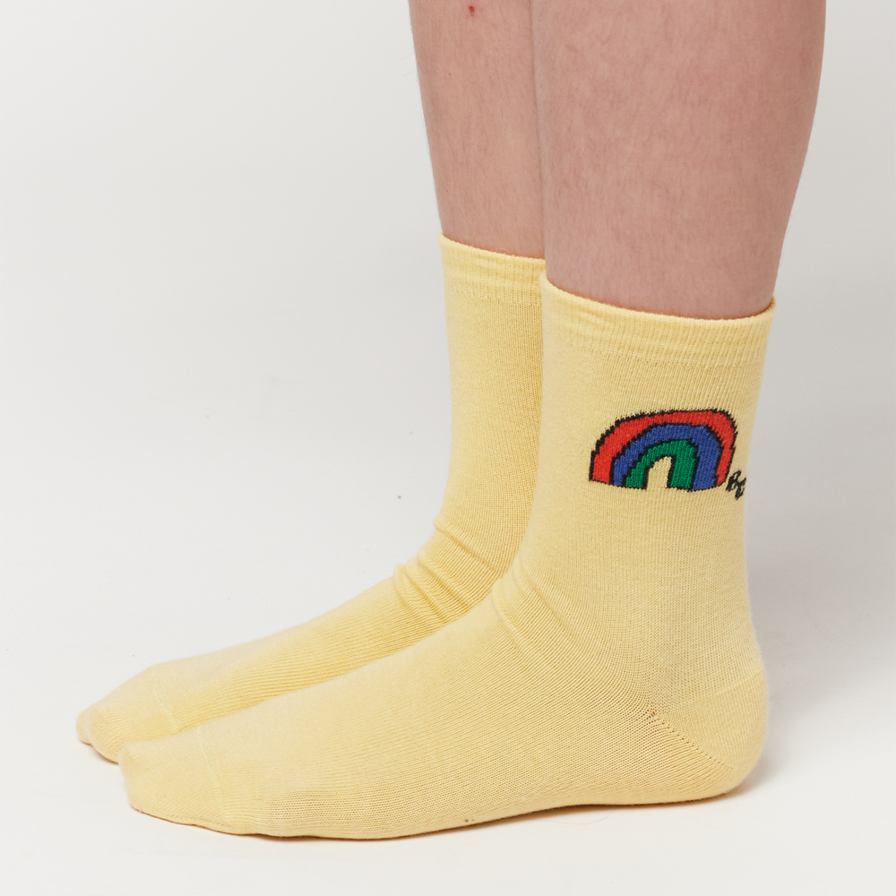 Short Socks Pack of 2 - Rainbow & Ribbon Bow