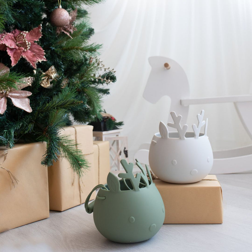 Christmas Reindeer Basket