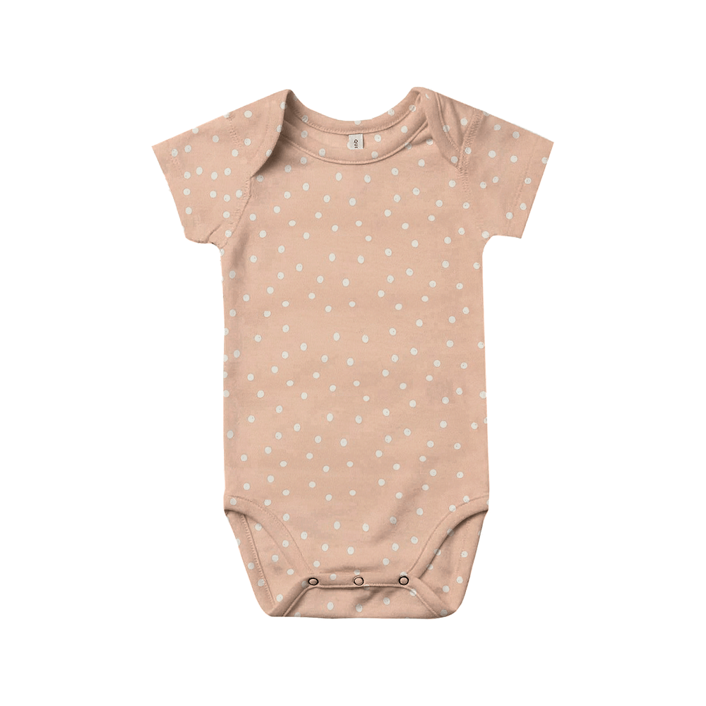SS Onesie - Dots - Petal