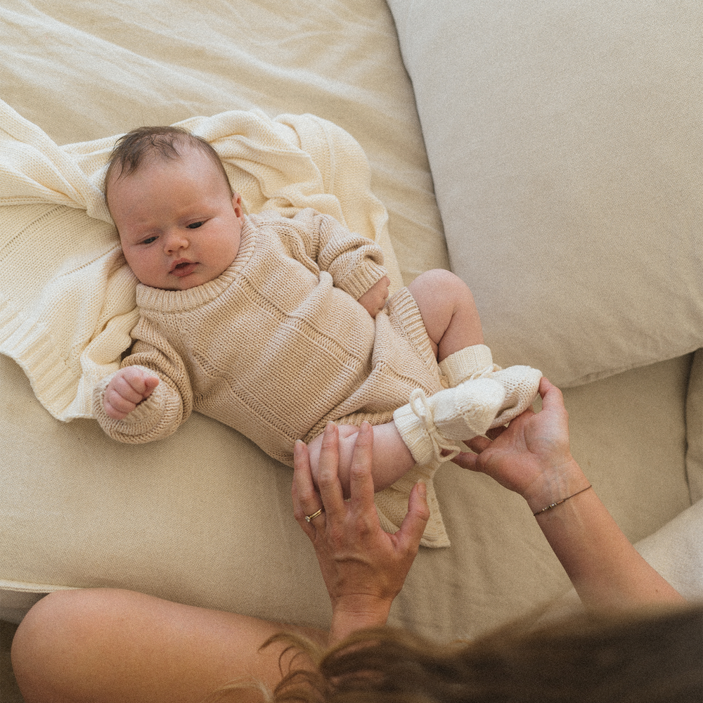 Tallow Knit Romper