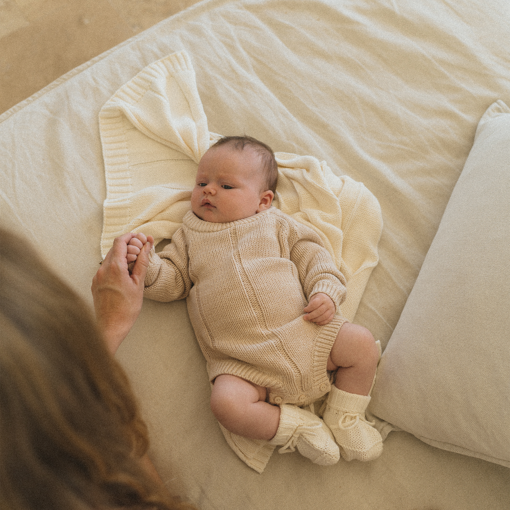 Tallow Knit Romper