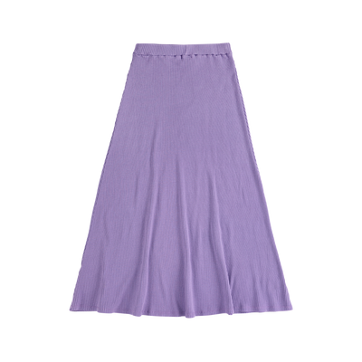 Womens Ribbed Brushed Jersey Skirt