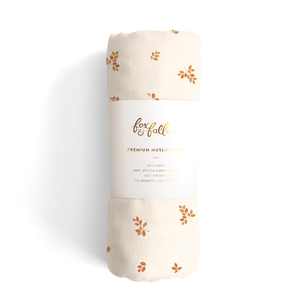 Organic Muslin Swaddle - Birch