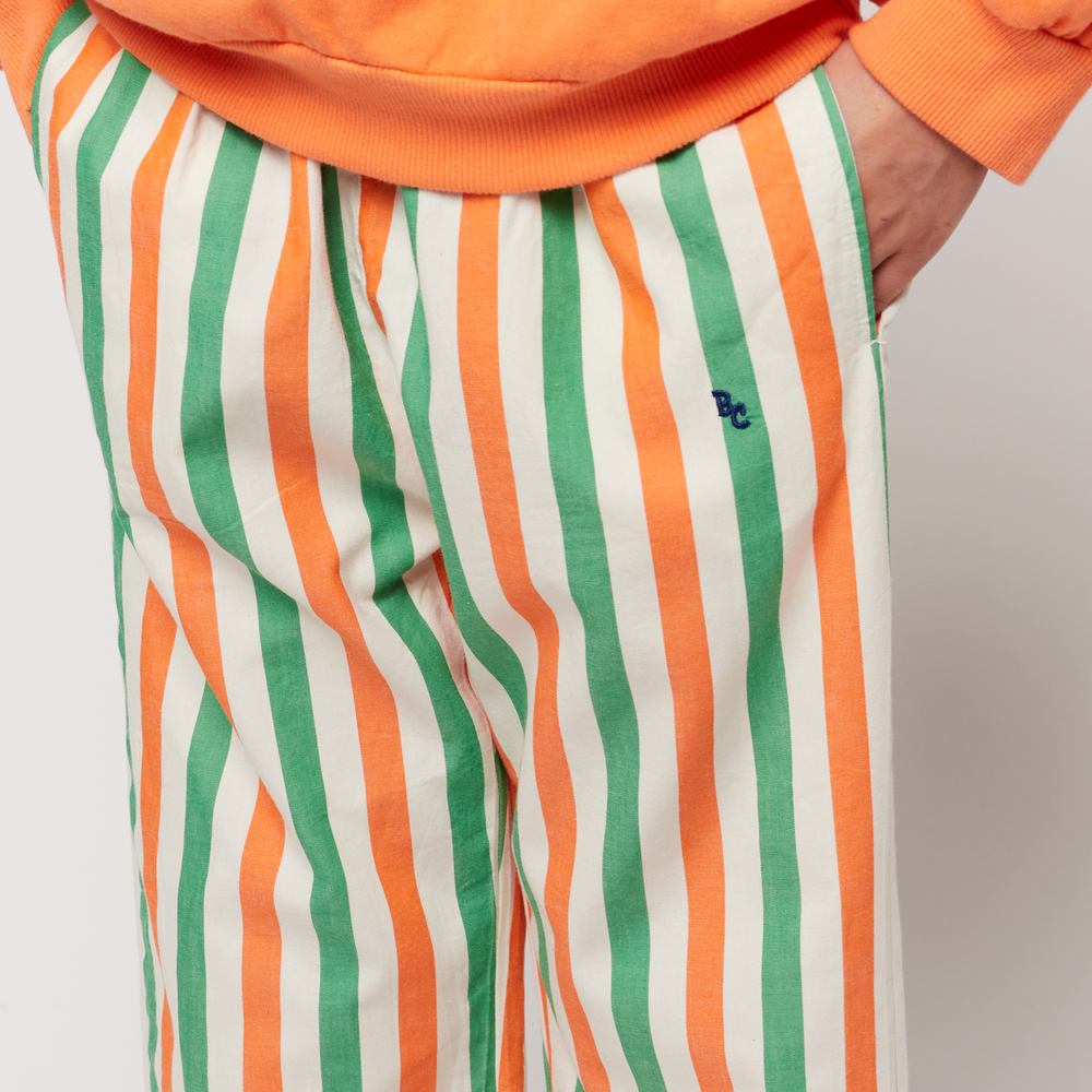 Woven Pants - Vertical Stripes