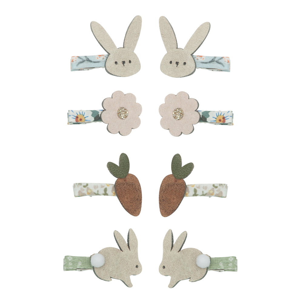 Bunny & Flower Clips