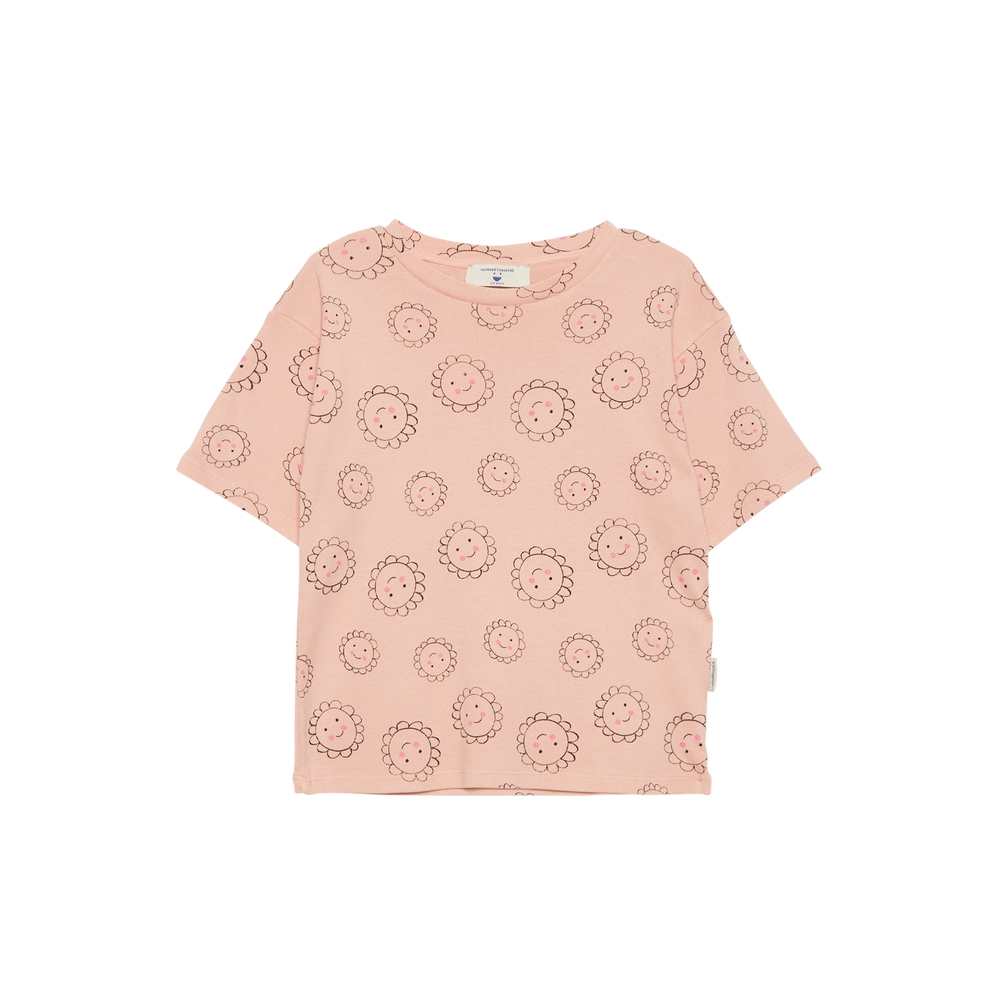 Flowers All Over T-Shirt - Pink