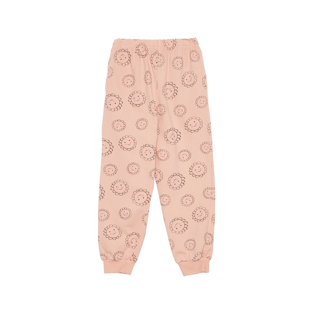 Flowers All Over Sweatpants - Pink